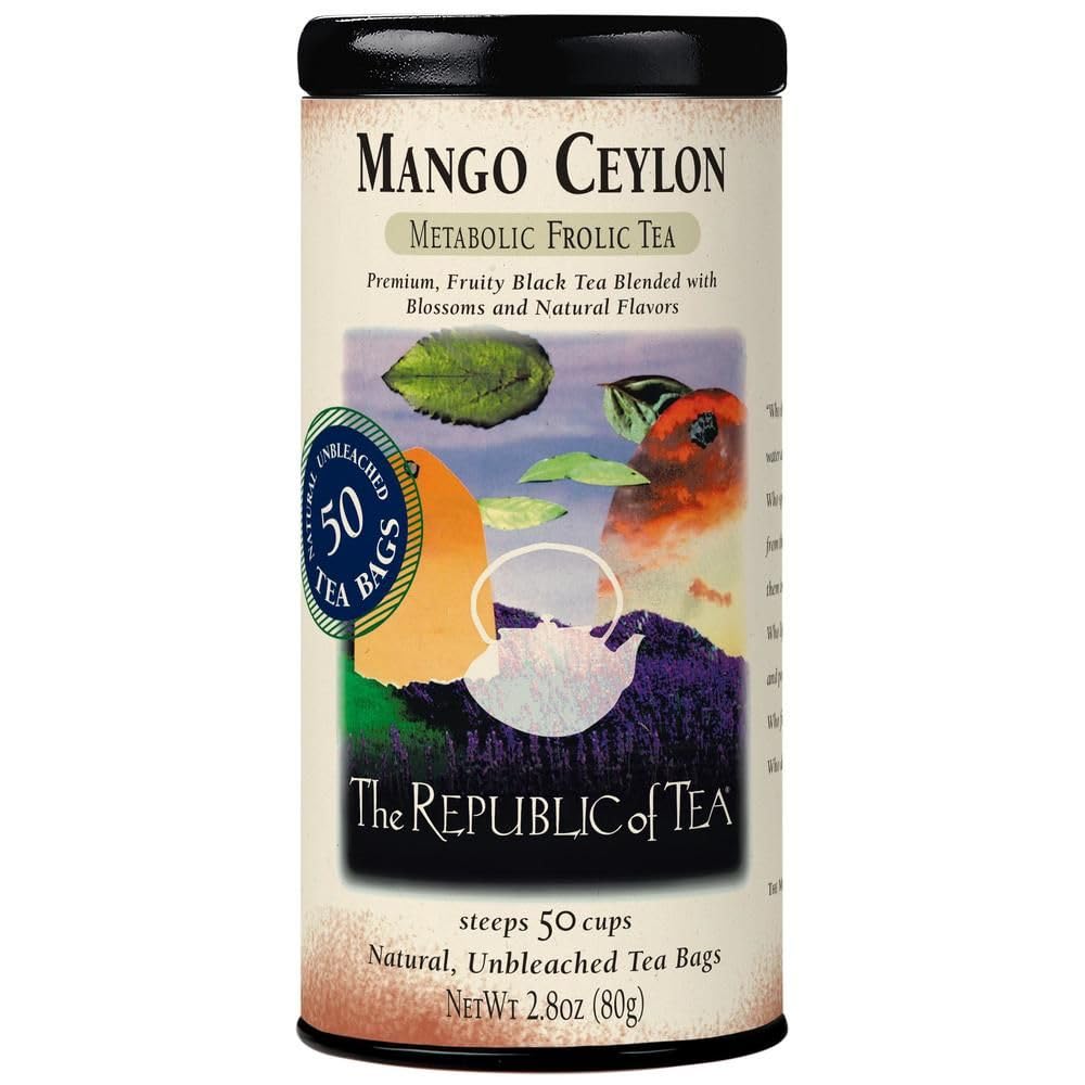 The Republic of Tea - Mango Ceylon Black Tea 1